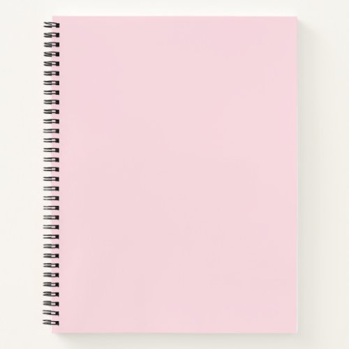 Piggy Pink Solid Color Notebook
