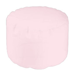 Piggy Pink Solid Color Pouf