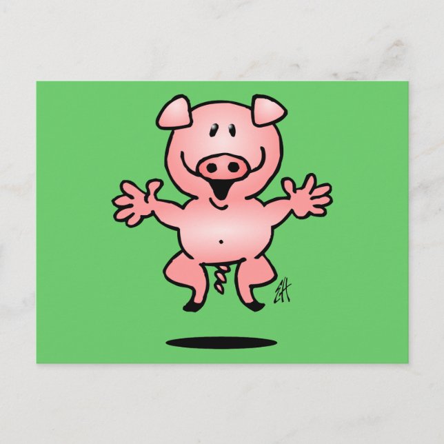 Piggy Postcard (Front)