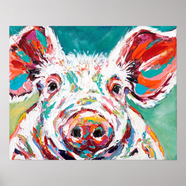 Pig Posters & Prints Zazzle