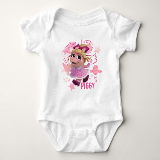Piggy - Queen of the Playroom Baby Bodysuit (Front)