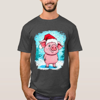 Piggy Santa Claus T-Shirt