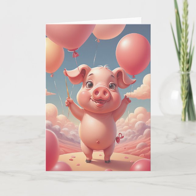 Piggy Sees the Future Card (Front)