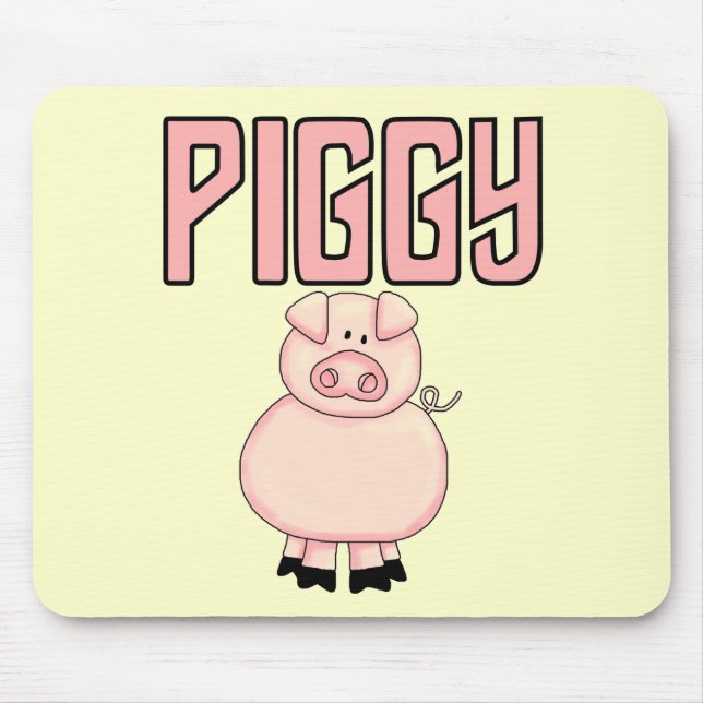 Piggy T-shirts and Gifts Mouse Pad (Front)