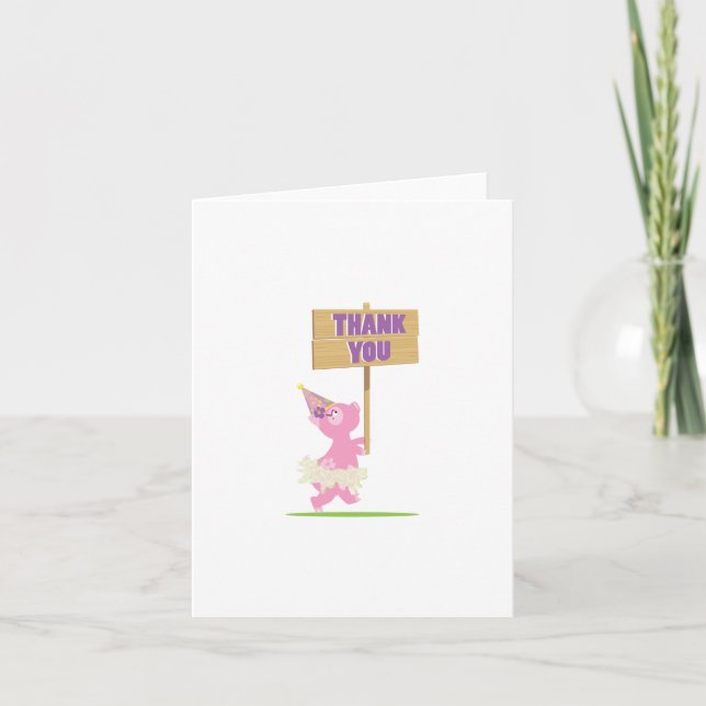 Piggy Thank You Card (Front)