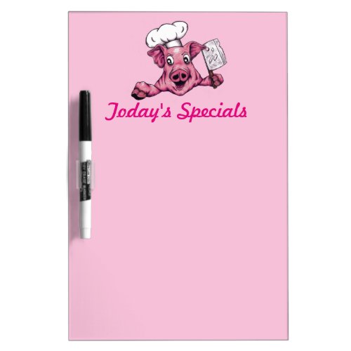 Piggy The Hamicidal Maniac Whimsically Fun Pig Art Dry Erase Board