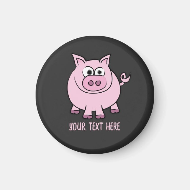 Piggy Throw  Magnet (Front)