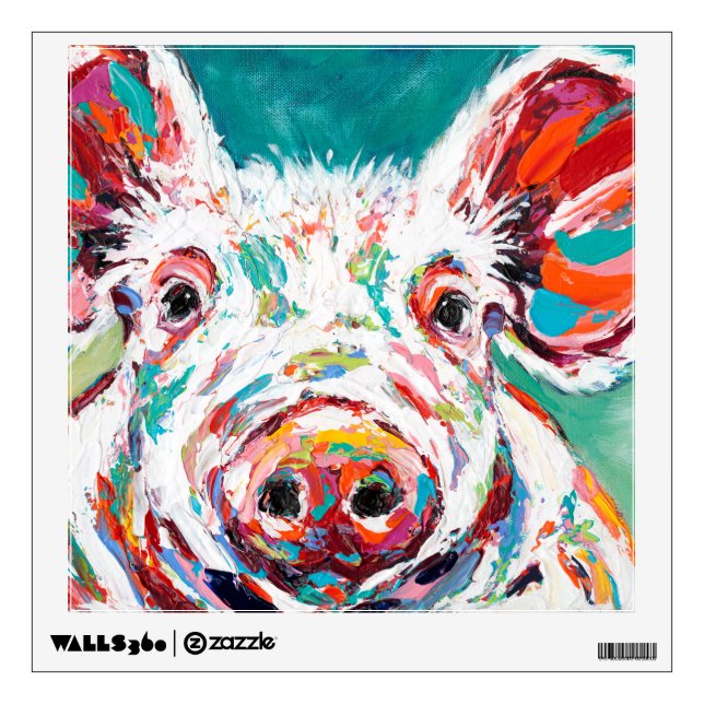 Piggy Wall Decal (Front)