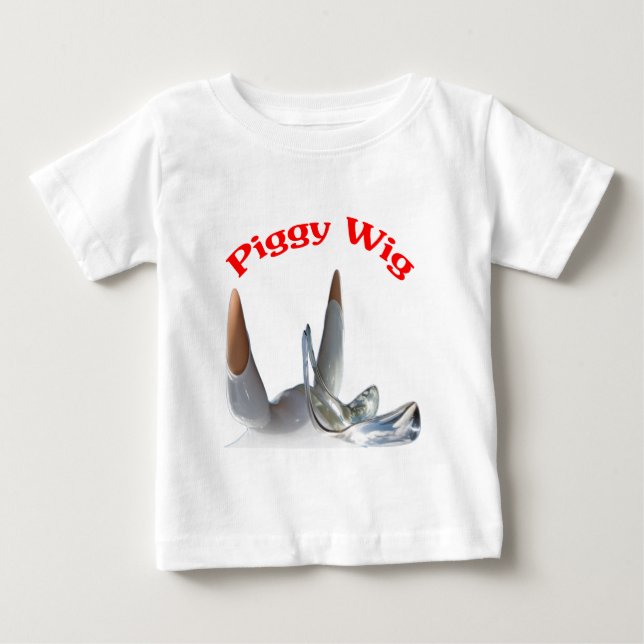 Piggy Wig Baby T-Shirt (Front)