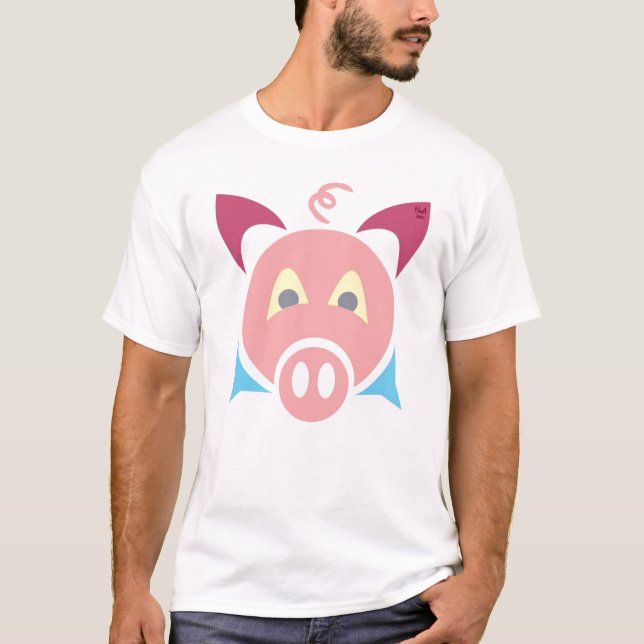Piggy Zodiac Symbol T-Shirt (Front)