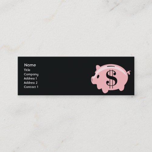 Piggybank - Skinny Business Card