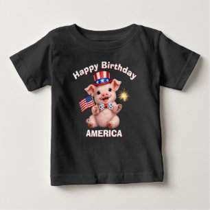 Piglet (5k) Patriotic Kid T-Shirt