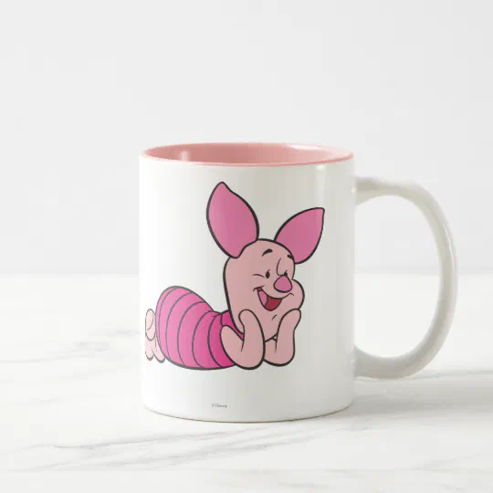 Piglet 8 Two-Tone coffee mug | Zazzle.com