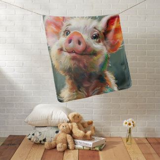 Piglet Baby Blanket