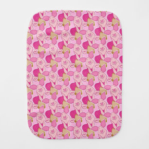 Piglet Baby Burp Cloth