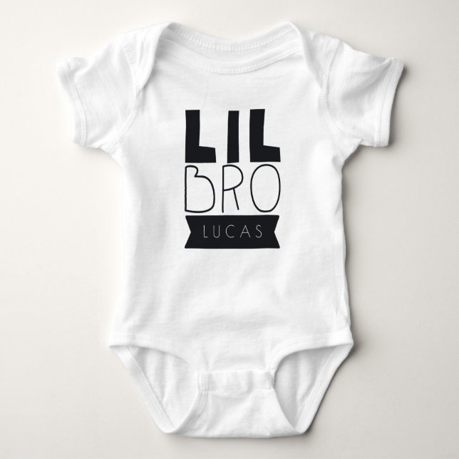 Piglet Bro & quivers Bro set Baby Bodysuit (Front)