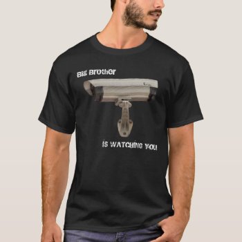 Piglet Brother Is Watching You! T-shirt by johan555 at Zazzle