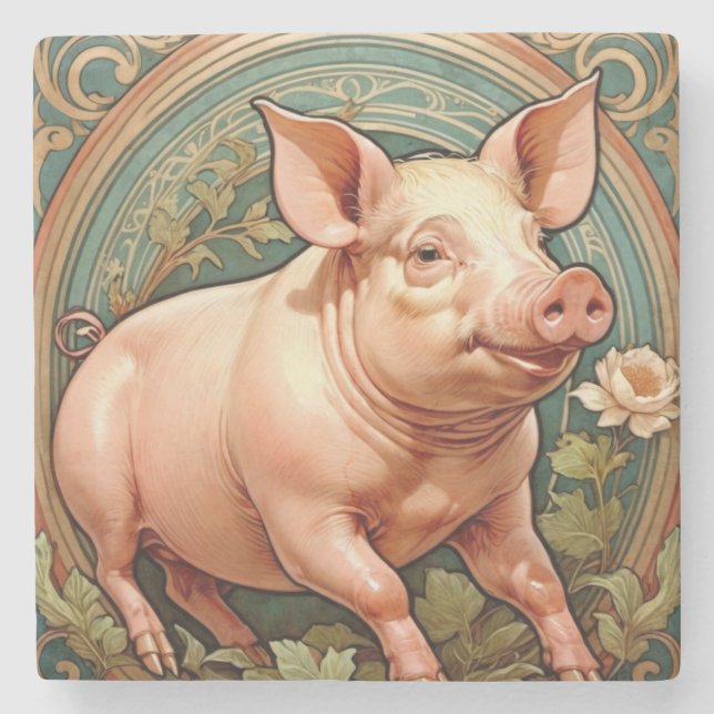 Piglet Coaster (Front)