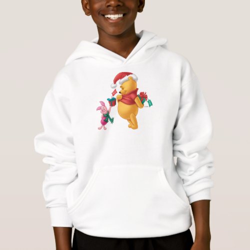 Piglet Gifting Pooh Hoodie