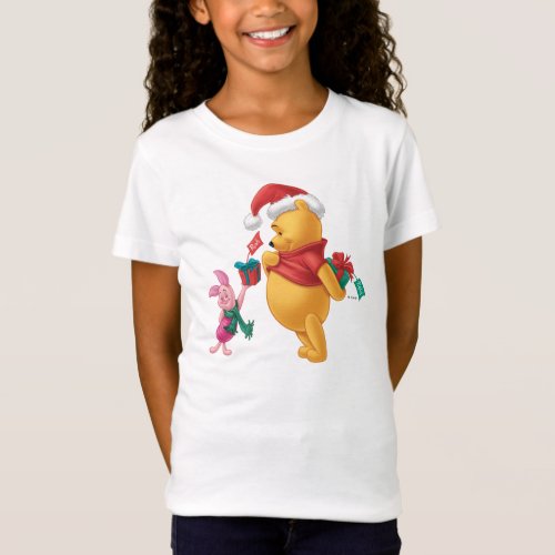 Piglet Gifting Pooh T_Shirt