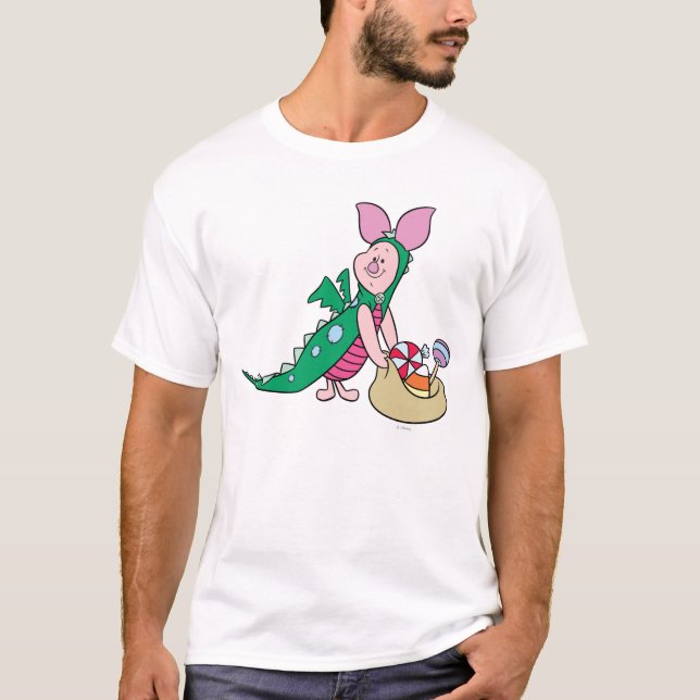 Piglet in Halloween Costume T-Shirt (Front)
