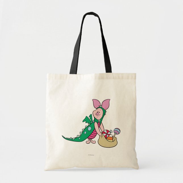 Piglet in Halloween Costume Tote Bag (Front)