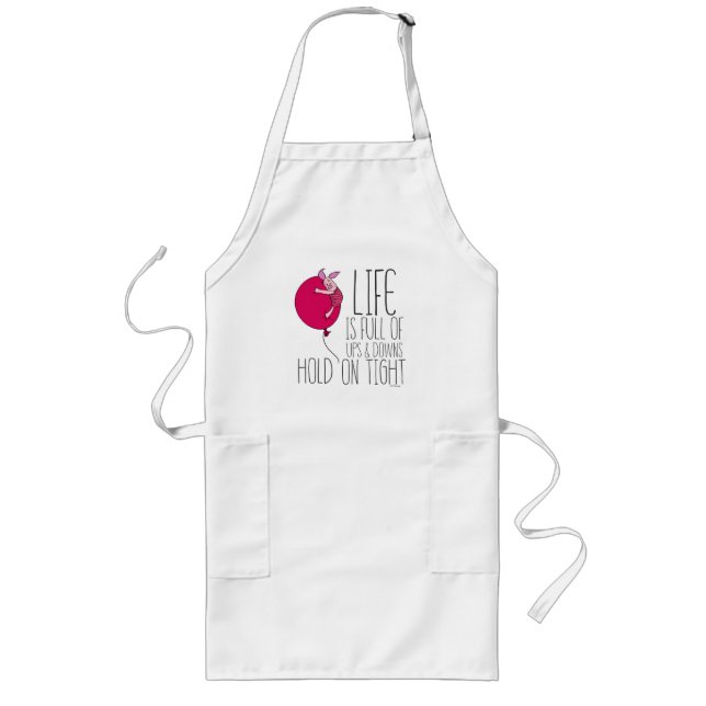 Piglet | Life is Full of Ups & Downs Long Apron (Front)