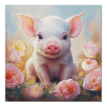 Piglet Nursery Wall Art