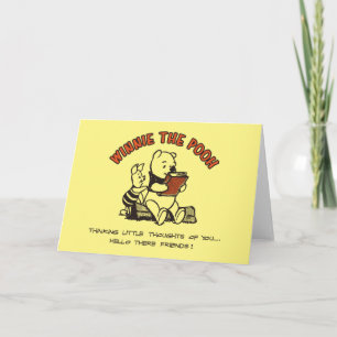Piglet & Pooh - Thinking Little Thoughs of You Card