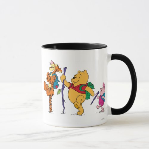 Piglet Tigger and Winnie the Pooh Hiking Mug