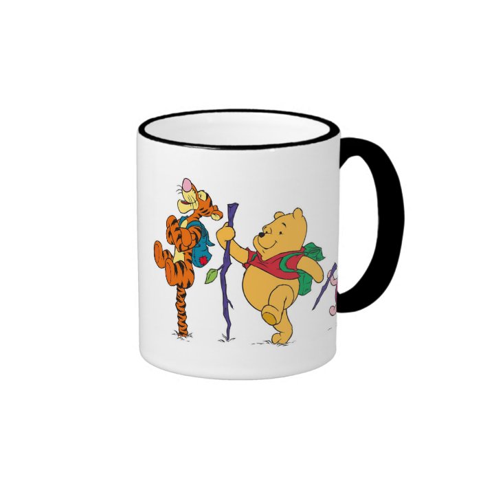 Piglet, Tigger, and Winnie the Pooh Hiking Coffee Mugs