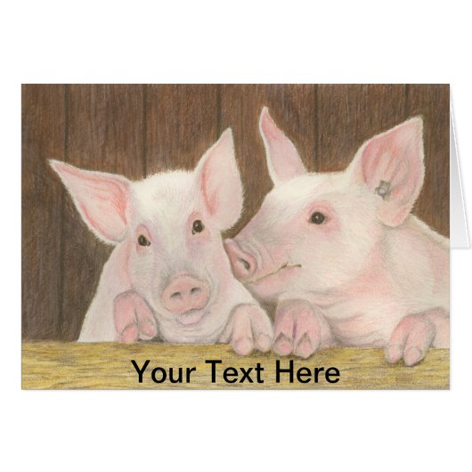 Piglets Cards (Front Horizontal)