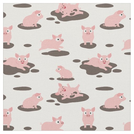 Piglets Fabric