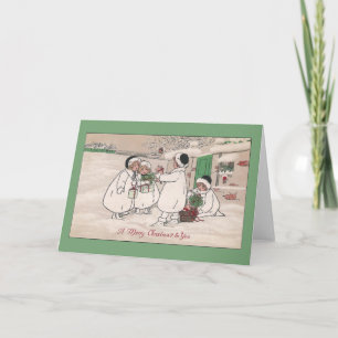 Piglets for Christmas Holiday Card