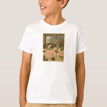Piglets In The Pig Pen T-shirt by kidslife at Zazzle