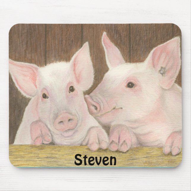 Piglets Mouse Pad (Front)