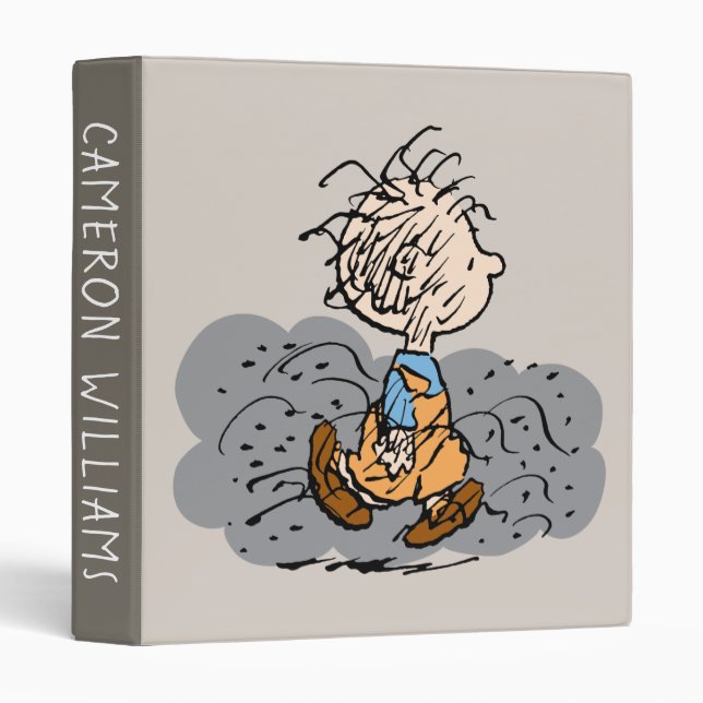 Pigpen Walking Cloud 3 Ring Binder (Front/Spine)