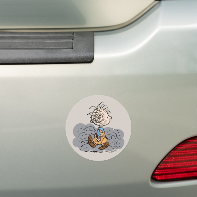 Pigpen Walking Cloud Car Magnet (In Situ)