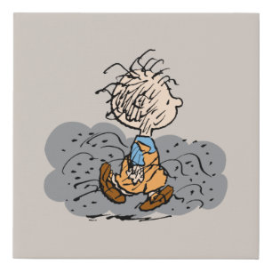 Pigpen Walking Cloud Faux Canvas Print