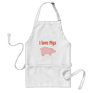 Pigs Adult Apron