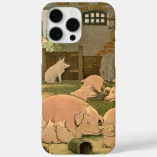 Pigs and Piglets on the Farm iPhone 16 Pro Max Case