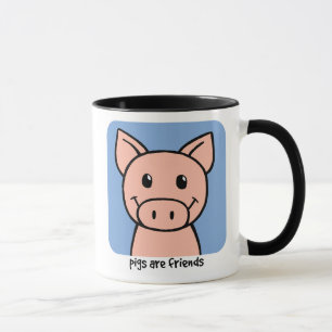 Pigs Are Friends Mug