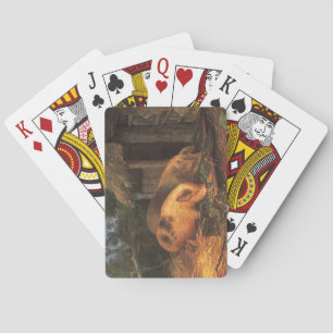 Pigs at a Trough (Farmyard Animals) Poker Cards