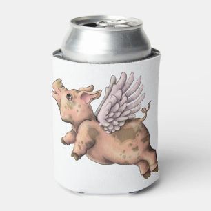 Pigs Fly Can Cooler