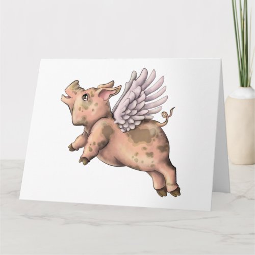 Pigs Fly Card