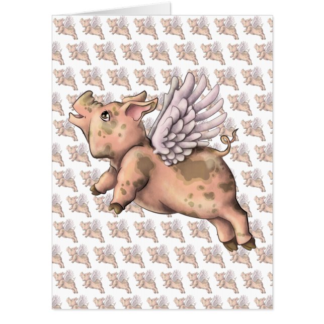 Pigs Fly Card (Front)