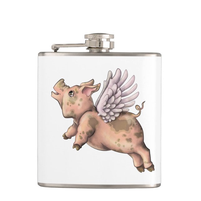 Pigs Fly Flask (Front)