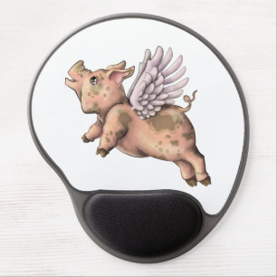 Pigs Fly Gel Mouse Pad