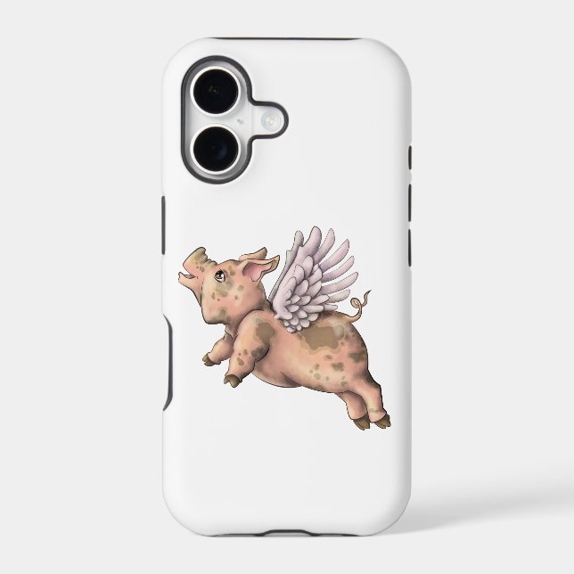 Pigs Fly Iphone Case (Back)