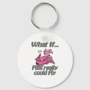 Pigs Fly Keychain